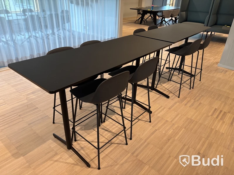 2 st. Bord Edsbyn och 8 st. Stolar Muuto