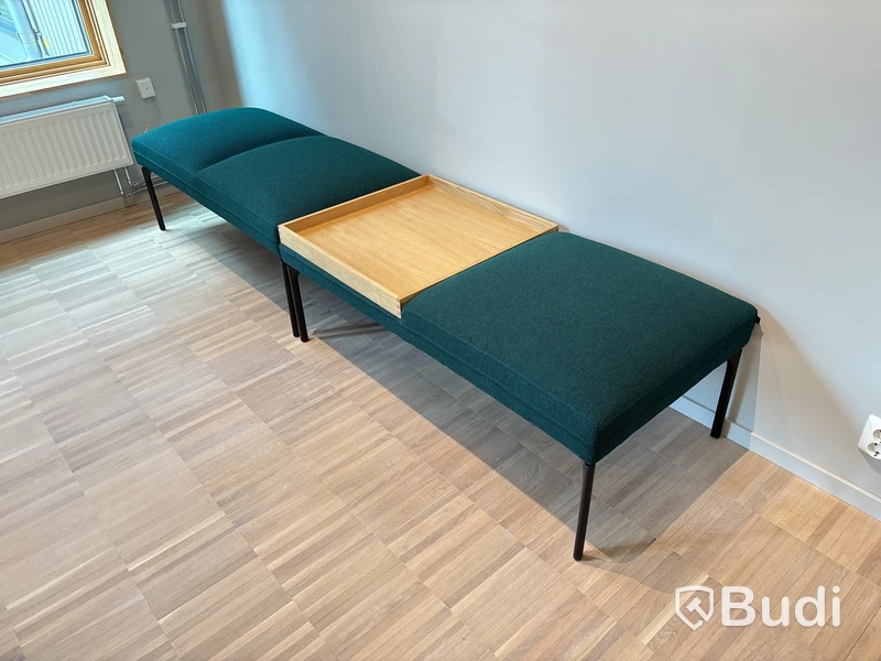 2 st. Sittbänkar fora form