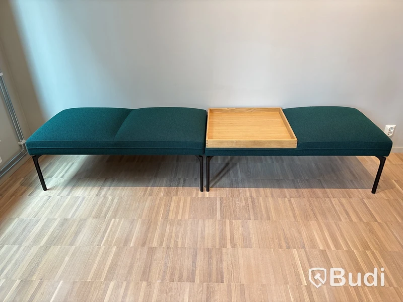 2 st. Sittbänkar fora form