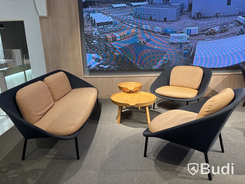 Loungegrupp Nerframe Offect Design Cate and Nelson, samt Muuto