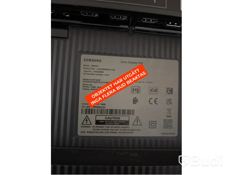 Skärm, Samsung, 65 tum