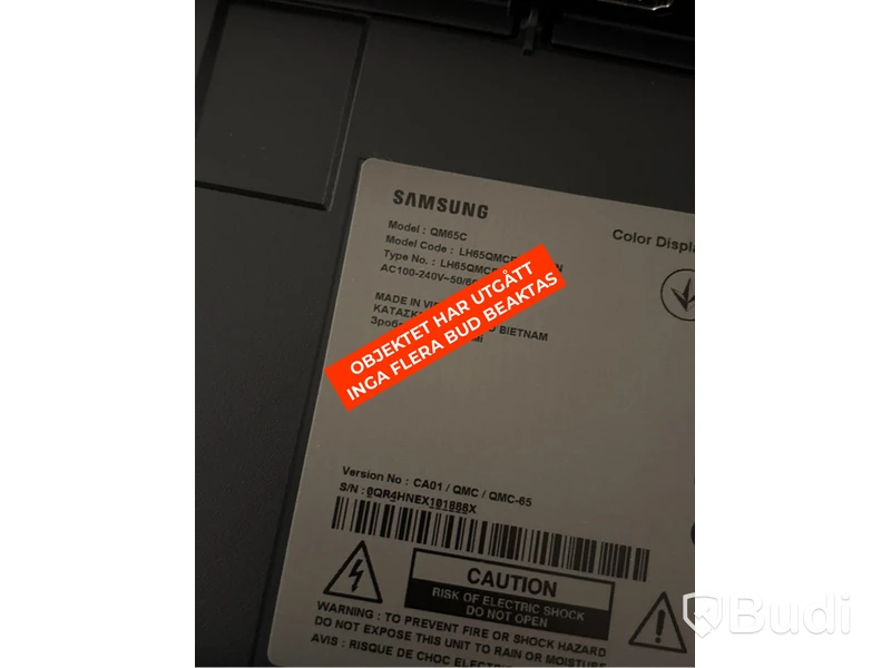 Skärm, Samsung, 65 tum
