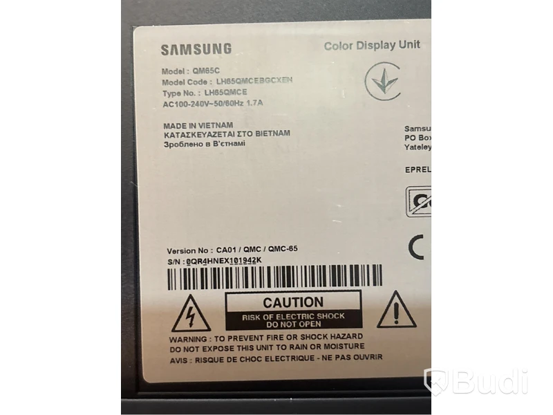 Skärm, Samsung, 65 tum