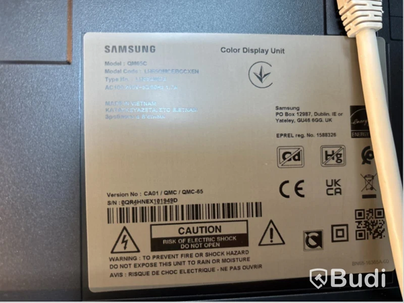 Skärm, Samsung, 65 tum