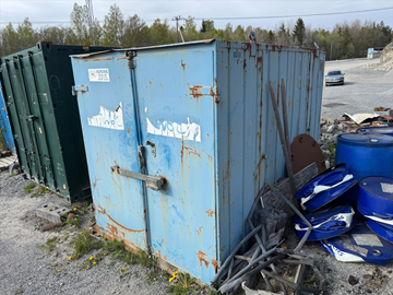 Container 10" oljeförråd