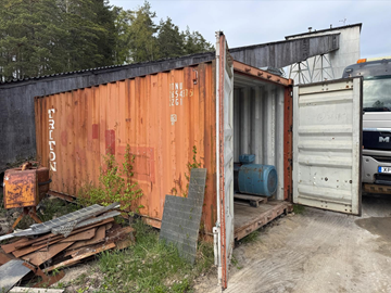 Container 20 fot oisolerad