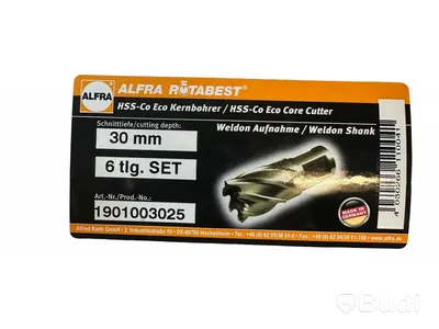 Alfra HSS-CO Eco Core Cutter set 6. Ord. pris inkl. moms: ca 2000 kr