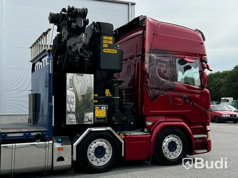 Bodbil Scania R490 8X2X6 -2016 | Palfinger PK78002-SH F JIB och Winsch kranbil