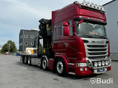 Bodbil Scania R490 8X2X6 -2016 | Palfinger PK78002-SH F JIB och Winsch kranbil