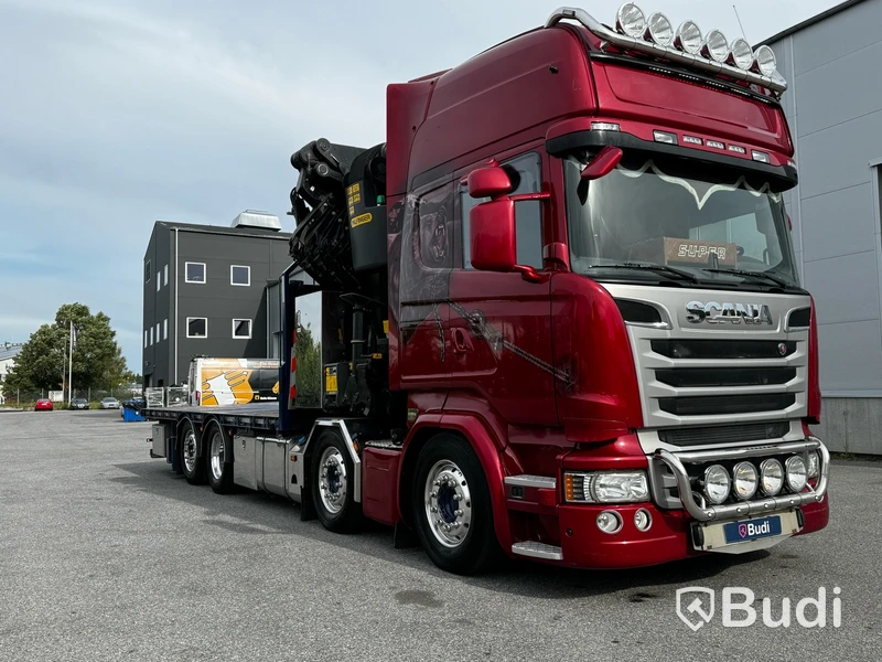 Bodbil Scania R490 8X2X6 -2016 | Palfinger PK78002-SH F JIB och Winsch kranbil
