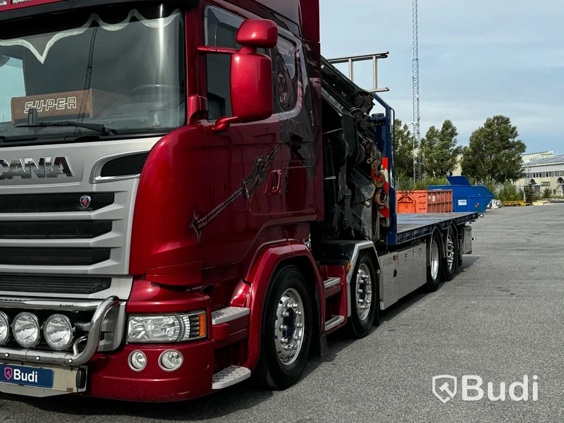 Bodbil Scania R490 8X2X6 -2016 | Palfinger PK78002-SH F JIB och Winsch kranbil