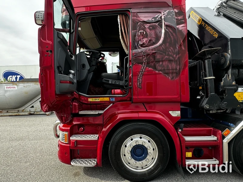 Bodbil Scania R490 8X2X6 -2016 | Palfinger PK78002-SH F JIB och Winsch kranbil