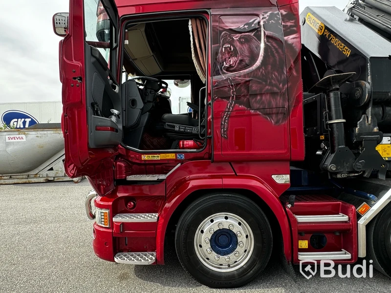 Bodbil Scania R490 8X2X6 -2016 | Palfinger PK78002-SH F JIB och Winsch kranbil