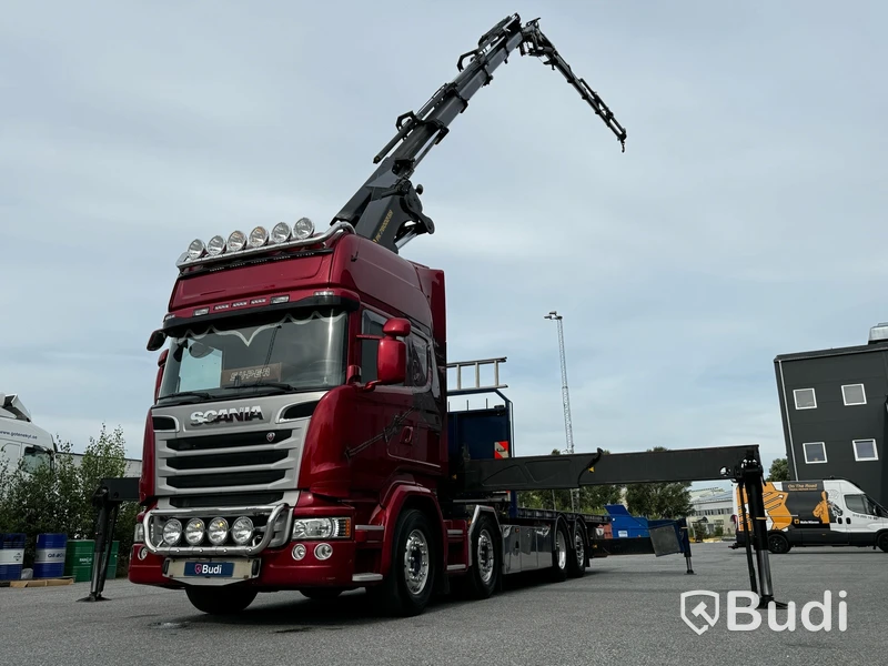 Bodbil Scania R490 8X2X6 -2016 | Palfinger PK78002-SH F JIB och Winsch kranbil