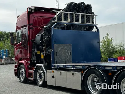 Bodbil Scania R490 8X2X6 -2016 | Palfinger PK78002-SH F JIB och Winsch kranbil