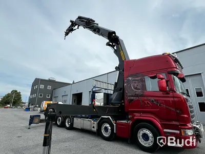 Bodbil Scania R490 8X2X6 -2016 | Palfinger PK78002-SH F JIB och Winsch kranbil
