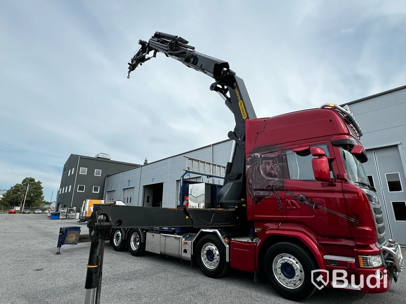 Bodbil Scania R490 8X2X6 -2016 | Palfinger PK78002-SH F JIB och Winsch kranbil