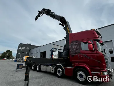 Bodbil Scania R490 8X2X6 -2016 | Palfinger PK78002-SH F JIB och Winsch kranbil