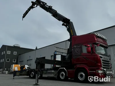Bodbil Scania R490 8X2X6 -2016 | Palfinger PK78002-SH F JIB och Winsch kranbil