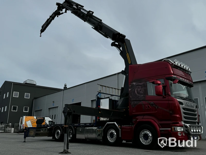 Bodbil Scania R490 8X2X6 -2016 | Palfinger PK78002-SH F JIB och Winsch kranbil