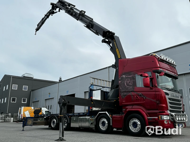 Bodbil Scania R490 8X2X6 -2016 | Palfinger PK78002-SH F JIB och Winsch kranbil
