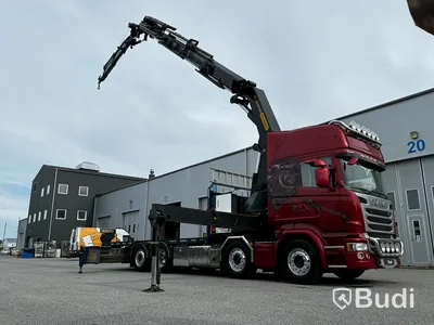 Bodbil Scania R490 8X2X6 -2016 | Palfinger PK78002-SH F JIB och Winsch kranbil