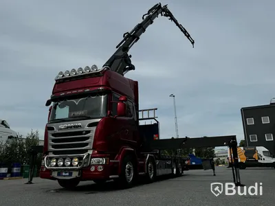 Bodbil Scania R490 8X2X6 -2016 | Palfinger PK78002-SH F JIB och Winsch kranbil