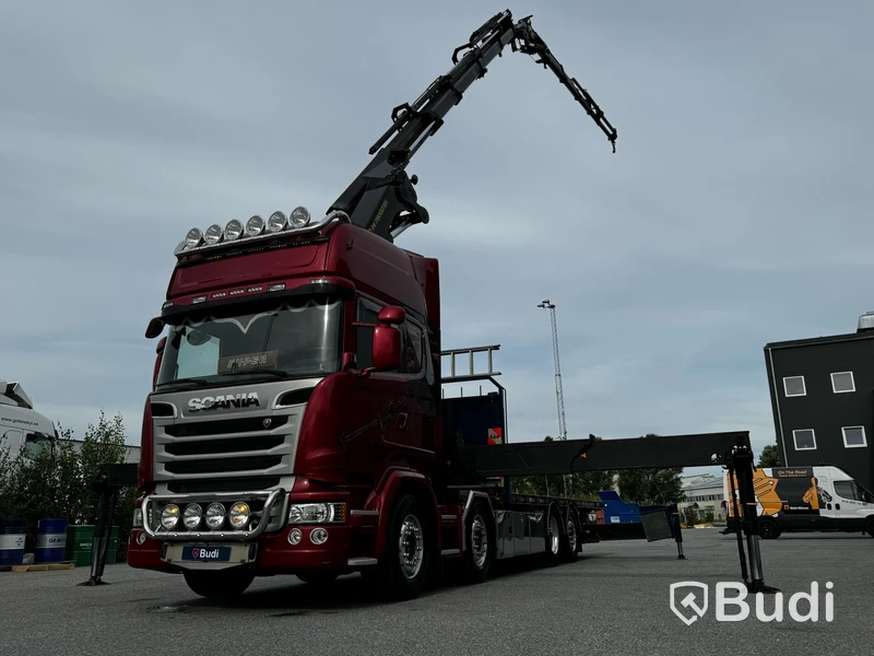 Bodbil Scania R490 8X2X6 -2016 | Palfinger PK78002-SH F JIB och Winsch kranbil