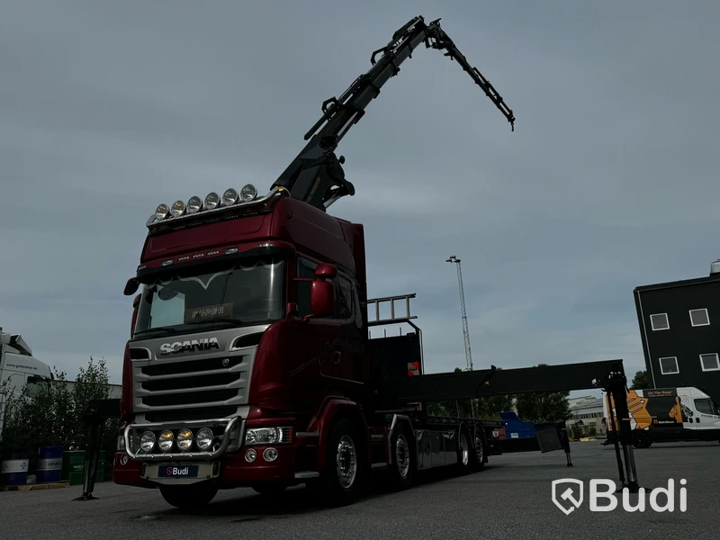 Bodbil Scania R490 8X2X6 -2016 | Palfinger PK78002-SH F JIB och Winsch kranbil