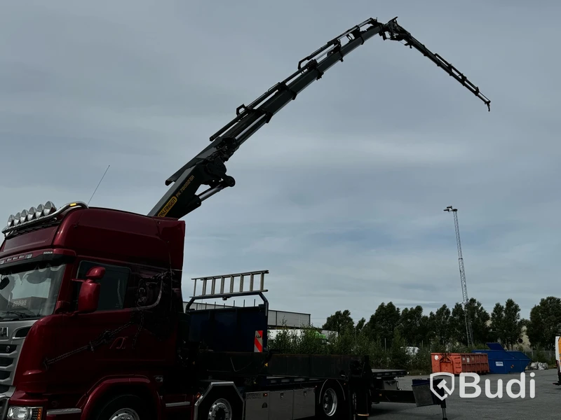 Bodbil Scania R490 8X2X6 -2016 | Palfinger PK78002-SH F JIB och Winsch kranbil