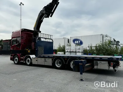 Bodbil Scania R490 8X2X6 -2016 | Palfinger PK78002-SH F JIB och Winsch kranbil