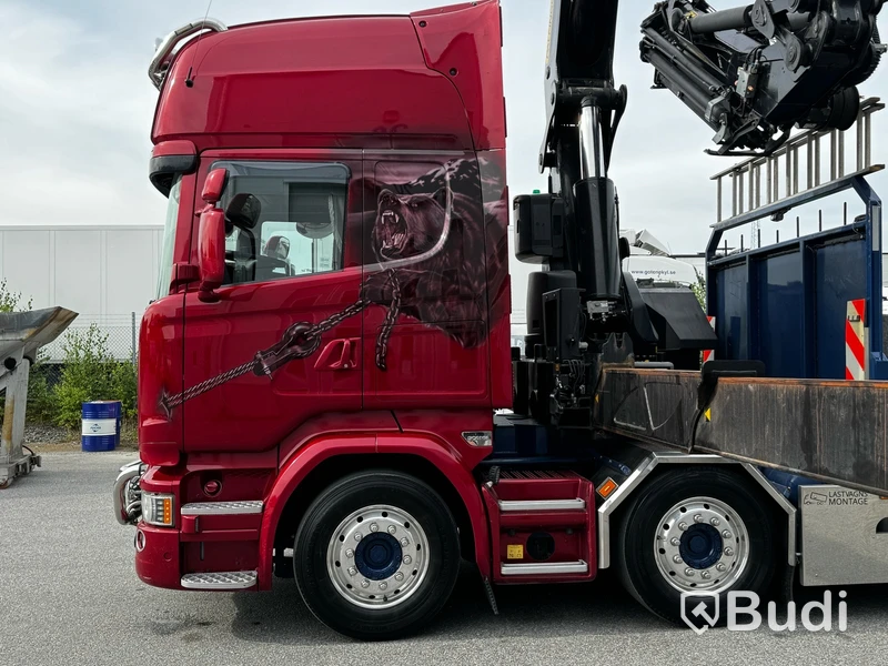 Bodbil Scania R490 8X2X6 -2016 | Palfinger PK78002-SH F JIB och Winsch kranbil