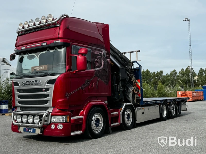 Bodbil Scania R490 8X2X6 -2016 | Palfinger PK78002-SH F JIB och Winsch kranbil