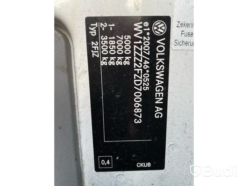 Kylbil Volkswagen Crafter Chassi 50 -2013 2.0 TDI Manual 163hp