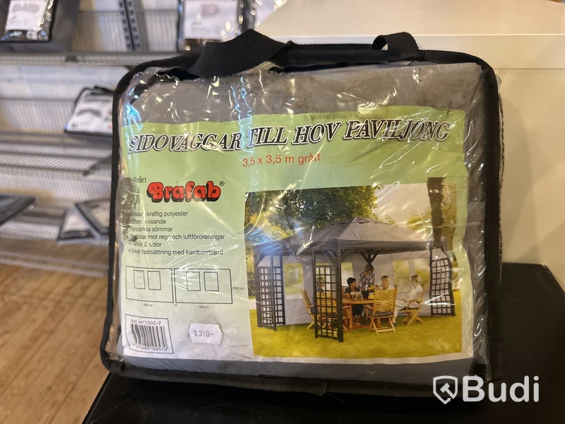 Sidoväggar till paviljong - Brafab