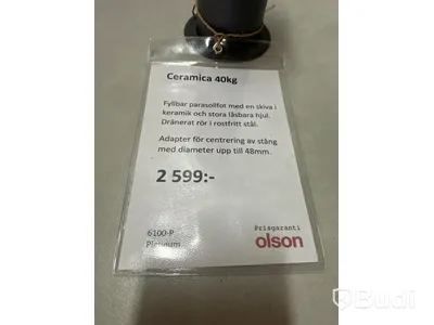 Parasollfot på hjul