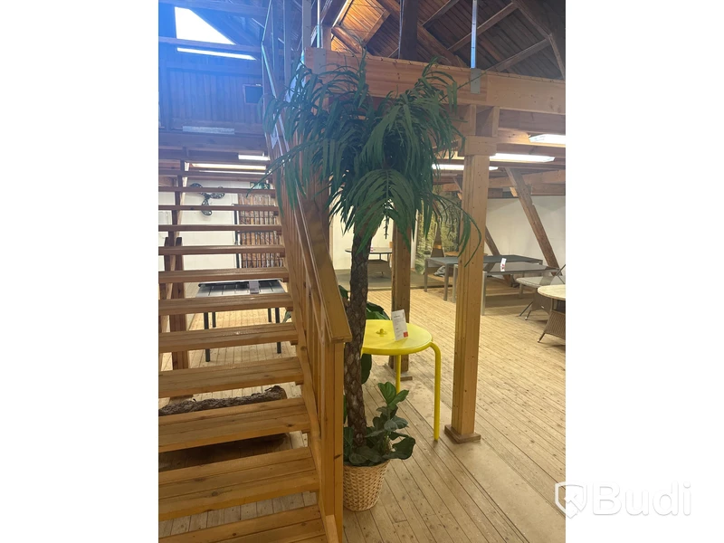 Plastväxt i kruka