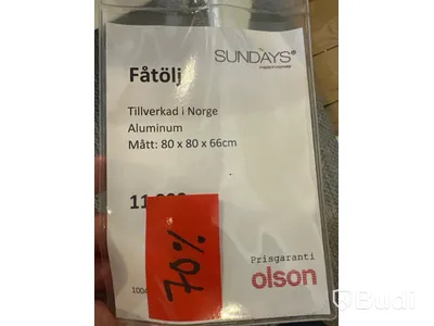 Fåtölj - Sundays 80x80x59 cm