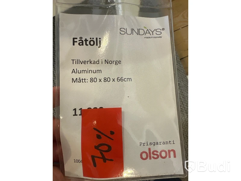 Fåtölj - Sundays 80x80x59 cm