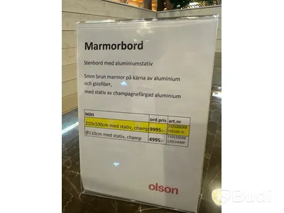 Marmorbord