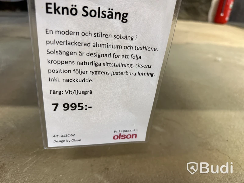 Solsäng visningsex