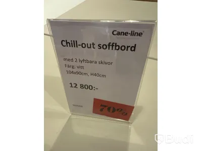 Soffbord i metall med lyftbara skivor - Cane-line