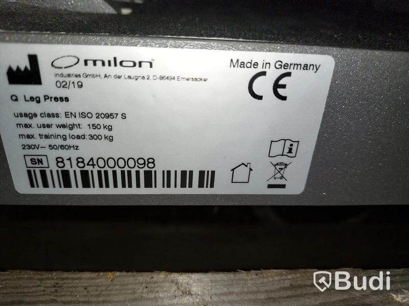 Gymmaskin Milon elektronisk benpress