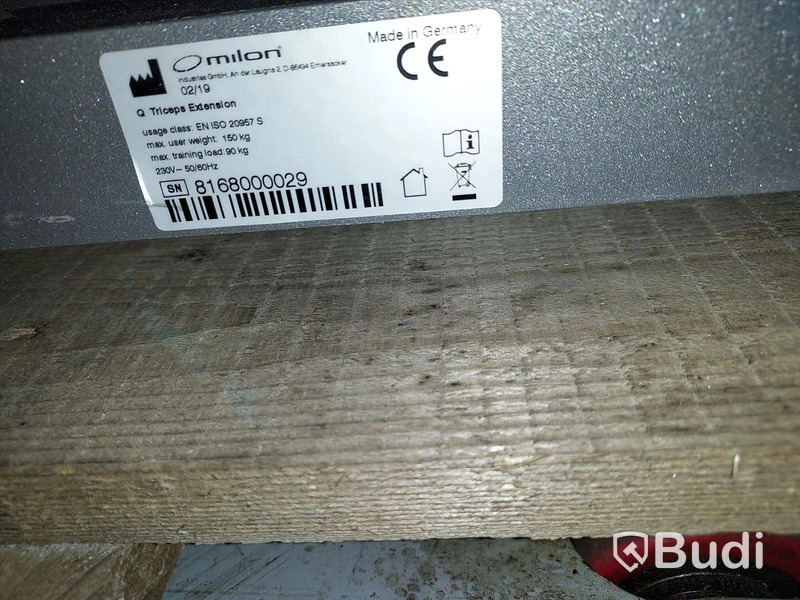 Gymmaskin Milon elektronisk triceps extension