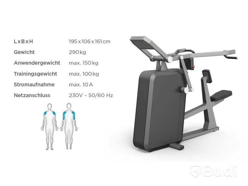 Gymmaskin Milon elektronisk shoulder press