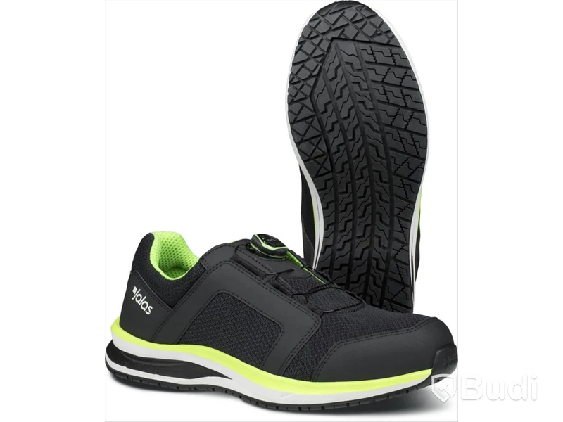 Skyddssko JALAS TEMPUS 5668, stl. 37, S1P, BOA, ESD, svart/grön