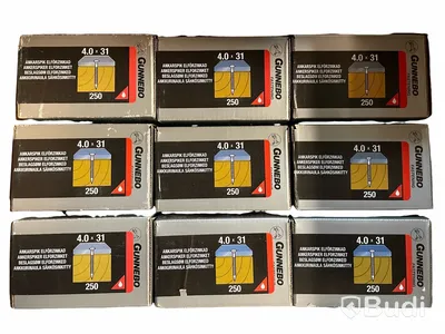 9 st. Ankarspik, elförzinkad 250-pack — Gunnebo 4.0x31 , Totalt ord. pris inkl. moms: ca 900 kr