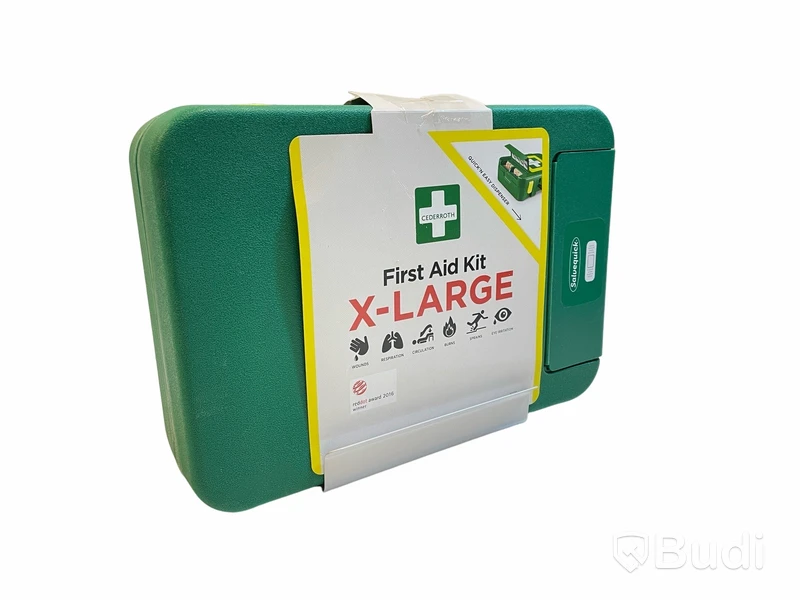 Första Hjälpen Kit XL m väggfäste, Ord. pris inkl. moms: ca 2500 kr