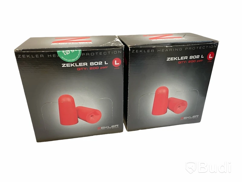 2 st. Öronproppar, Zekler 802 L, 200-pack, Totalt ord. pris inkl. moms: ca 800 kr