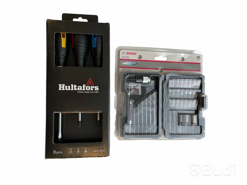 Borr- & bitsset 35-delar, skruvmejselset, Totalt ord. pris inkl. moms: ca 1200 kr